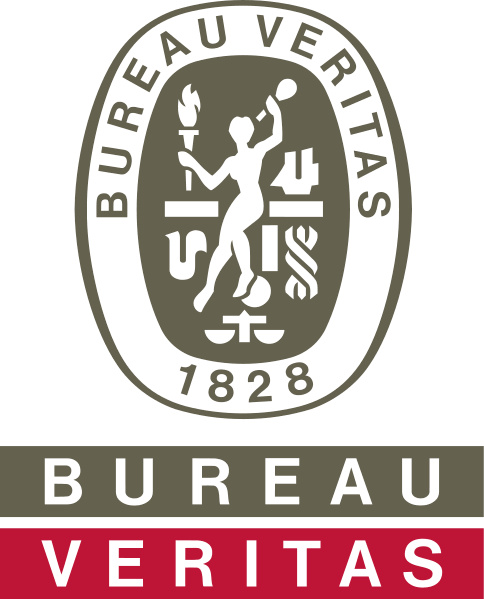 Rénovation et entretien de piscine 23 Logo Bureau Veritas avec emblème historique « 1828 » et mention VERITAS, organisme international de certification, contrôle et conformité des équipements et installations.