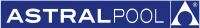 Logo AstralPool, marque spécialisée dans les équipements et accessoires pour piscines (filtration, traitement de l’eau, chauffage et couvertures).